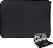 Laptop Sleeve 13" Black Neoprene Notebook Carrying Bag/Pouch Cover with 4 Elastic Bands for 13.3 inch MacBook Air/Pro Retina/13.5" Surface Book 2 / Dell XPS 13 /Samsung Notebook 9 Pro