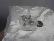 One Loose Faceted 6 Millimeters Round Labradorite Gemstones