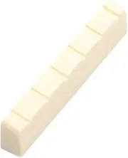 kowaku 6 String Guitar Nut Slotted Bass Nut Installation Friendly Guitar Parts Flat Bottom Accessory for String Instruments, up Guitar nut