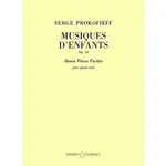 鋼琴書 PROKOFIEV MUSIQUES D'ENFANTS OP 65