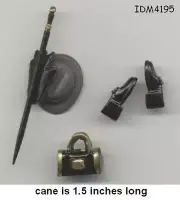 Man's Accessories Dollhouse Miniature 1:12 Scale Accessories