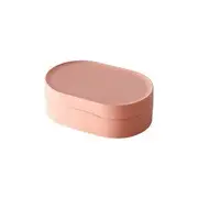 Honeyfluff - Plain Plastic Soap Case 1 Pc - Pink - L