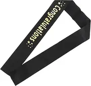 [SAFIGLE] Student Graduation Sash Plain Graduation Stole for Party Decorations Ceremonies