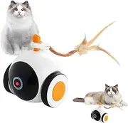 Moving Cat Ball | Cat Enrichment Toys Rolling Smart Ball,Automatic Smart Sensing Kitten Accessories with Tail, Pet Supplies for Small Medium Large Breeds Exercise Boredom