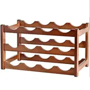 3-layer Bamboo Wine Storage Rack (12 Bottles)