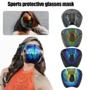 Oversized Full Sunglasses Cycling Face Mask Shield Polarized Large Glasses Cover