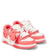 [Off-White Kids] Off-White Kids Out Of Office leather sneakers UK 13 red