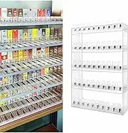 Cigarette Exhibitor - Cigarette Showcase, Acrylic Showcase, Exhibition Support for Portable Transparent Pushers, Automatic Cigarette Exhibition Support (Size: 61.5x28.