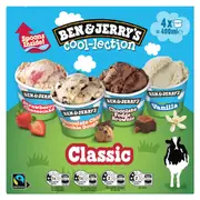 Ben & Jerry's Classic Coollection Mini 4 pack