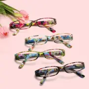 Kerecsen Women Reading Glasses 4 Pairs Classic Printing Square Readers