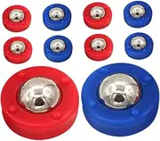 BRIGHTFUFU 10pcs Mini Shuffleboard Pucks for Kids Tabletop Game for Family Interaction Hand-Eye Coordination Indoor Fun Tabletop Game