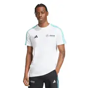 Mercedes AMG Petronas adidas F1 Small Logo T-Shirt - White