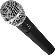 Generic 2-in-1 Wired for Karaoke Stage Performances Computer Recording Portable Handheld Dynamic Singing
