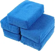 SWOOMEY 5pcs Wax Applicator Pads Buffing Towel for Car Detailing and Polishing Durable Material Elegant Design Easy Handling for Car Enthusiasts and Professionals