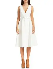 [Belle & Bloom] Miss Independence Midi Dress in White