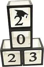 Garneck Graduation Decor Balloon Boxes 4pcs Empty Decorative Boxes Party Supplies