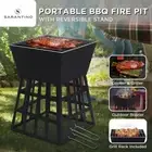 Sarantino Outdoor Fire Pit for BBQ, Grilling, Cooking, Camping- Portable Brazier