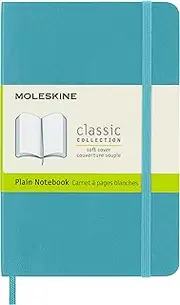 Moleskine Reef Blue Notebook Pocket Plain Soft