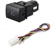 AMGHCGTEEW 1PC Front Fog Light Spotlight Automatic Headlights Switch Button Fit for Nissan 2020 Sylphy Teana Leaf DayZ(Front Fog Light)
