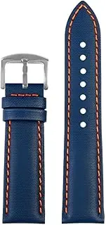 KTKBXUDMUL for TAG HEUER Nylon Strap 20mm 21mm 22mm 23mm 24mm Watch Strap Formula F1 Aquaracer Carrera Blue Water Ghost Sport Cowhide Band(Colour 1,24mm)