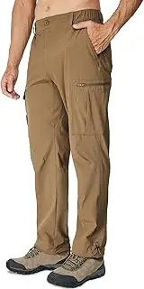 MOURCE Quick Dry Hiking Pants Men Lightweight - Water Resistant Outdoor Cargo Pants for Men with Pockets