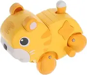 LOPUNER Wind up Tiger Toy Interactive Dog Toy for Boys and Girls Preschooler Present Abs Material 3 Colors
