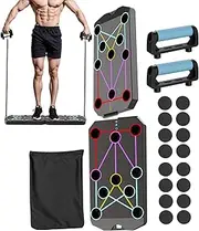 Pushup Board Foldable - Muscle Training Board Folding - Multifunctional Pushup Bar, Folding Chest Muscle Workout Equipment for Home