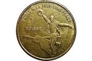 $1 2005 End of World War 2 Circulated AUS One Dollar Coin II