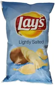 Lays Lightly Salted Potato Chips 7.75oz Bags (3 Pack)