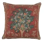 The Orange Tree II | Throw Pillow Cover | Tapestry Woven Cushion Cover 14x14 in
