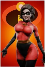 Elastigirl 1/4 3D Printed PLA SFW