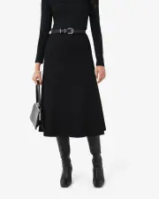 Adele Side Panel Midi Skirt
