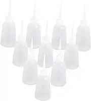 LABRIMP 10pcs 250ml Dropper Bottles Refillable Glue Dispensers for Art Craft Needs