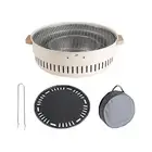 Charcoal Grill Multipurpose Camping Cooker Tea Fire Grill for Household