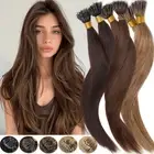 1g/s Nano Ring Tip Hair Extensions Double Drawn Remy Human Hair Micro Loop THICK