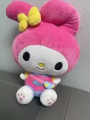 My Melody Plush Sanrio Hello Kitty Friends Hoodie Pink Big Head 9in NWOT