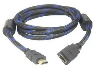 新竹市 帶磁環 高清HDMI 公轉母 純銅芯 延長線/傳輸線 (1.4版-1.5米) **網編**