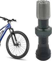 Valve Stem - 4cm Valve with Screw-in Mounting | Aluminum Alloy Tubeless Valve Core | Bike Accessory | Lightweight Tyre Stem with Cap Clip for Mountain Cycling