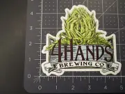 FOUR HANDS BREWING 4 Missouri choco milk stout STICKER decal craft beer brewery