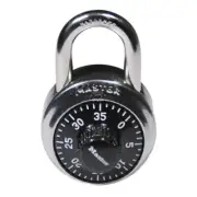 Master Lock 1525-V60 48mm Dial Black General Security Solution Padlock