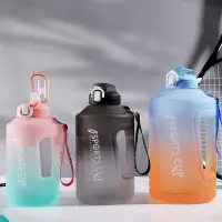 在飛比找蝦皮商城精選優惠-瓶裝運動水壺學生便攜式大容量飲用瓶 BPA Free Gym