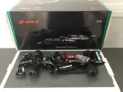 1/18 Hamilton 2021 Russian GP winner 100th win Mercedes AMG W12 Spark