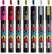 Uni posca Paint Marker Pen - Medium Point Set of 7 (PC-5M7C) FAST SHIPPING