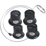 Hands-free Magnifier Jewelry Loupe Eye Clip Work Watch Repair Magnifying