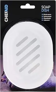 [Chef Aid] Plastic Soap Dish, White