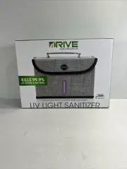 UV Light Sanitizer/Sterilizer Bag, Light Gray Fabric, Fashionable
