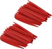 [Binxind] Arrows Vanes 4 Inch Plastic Fletching for DIY Archery Arrows 100 Pack