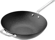 [Scanpan] TechnIQ 30cm Wok - Black/Brushed - 17185