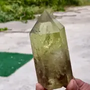 322G Natural citrine Smoke Quartz obelisk mineral specimen crystal