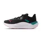 【PUMA】SOFTRIDE PRO WNS 女鞋 黑白色 弧形大底 緩衝 支撐 多功能 運動 慢跑鞋 37704516